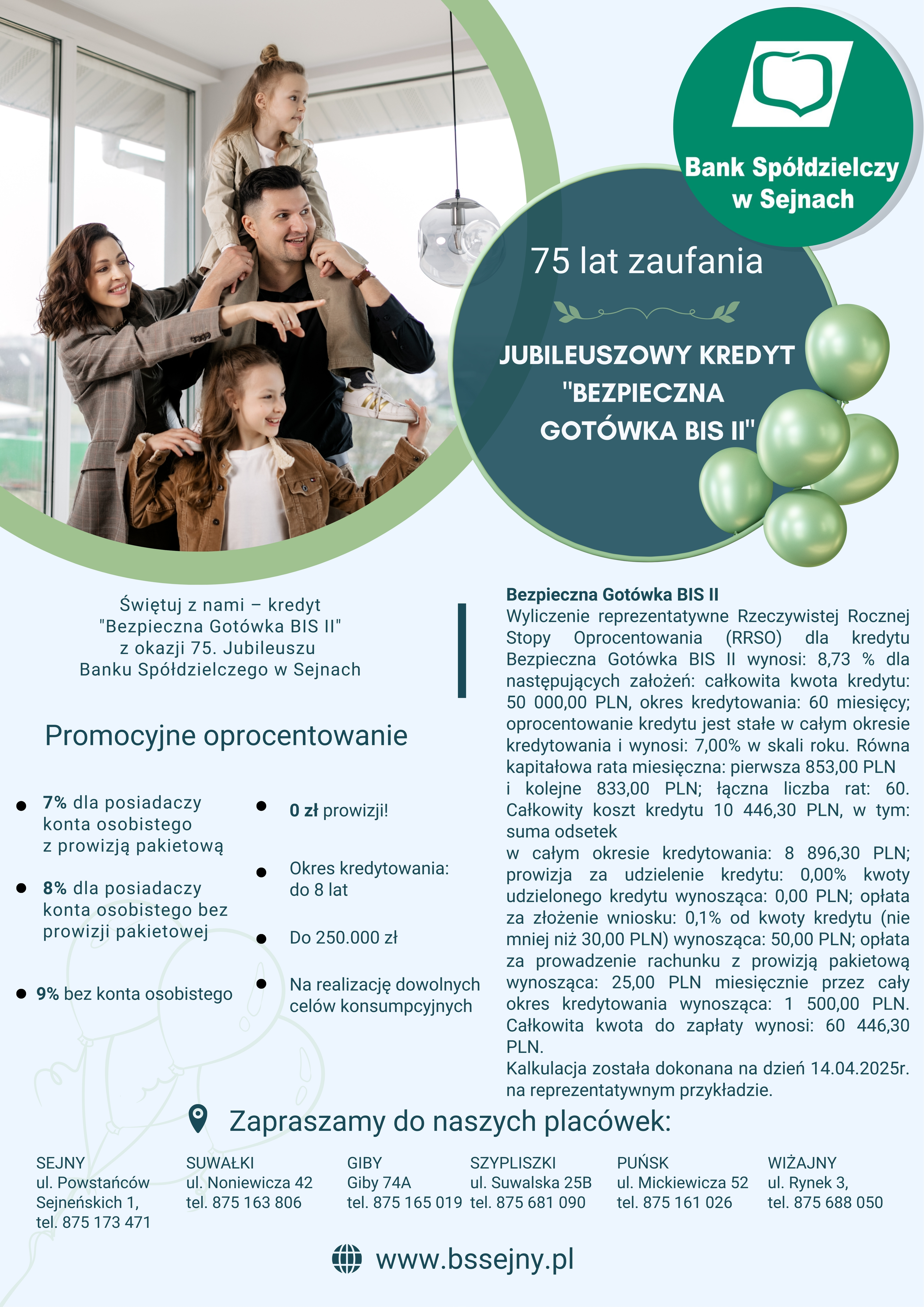 plakat kredyt jubileuszowy 2025